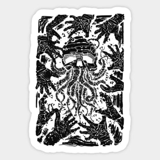 black nightmare Sticker